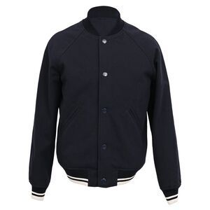 A.P.C. Bomber Jacket in Black Cotton